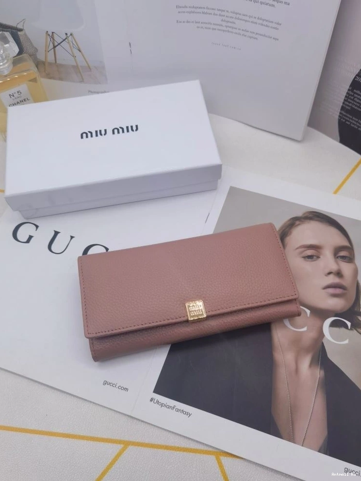 MoistureWicking Miu Purse Miu 85851 Wallets 0727